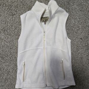 Pacific Trail Vintage Cream Fleece Zip Vest